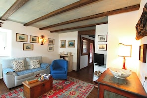 Appartement Familial, 2 chambres, 2 salles de bains (Chalet San Valentino) | Salle de séjour