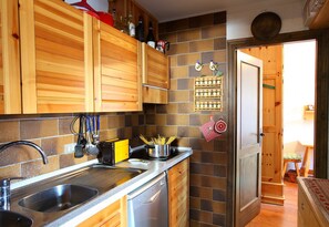 Appartement Familial, 2 chambres, 2 salles de bains (Vista Livigno) | Cuisine privée