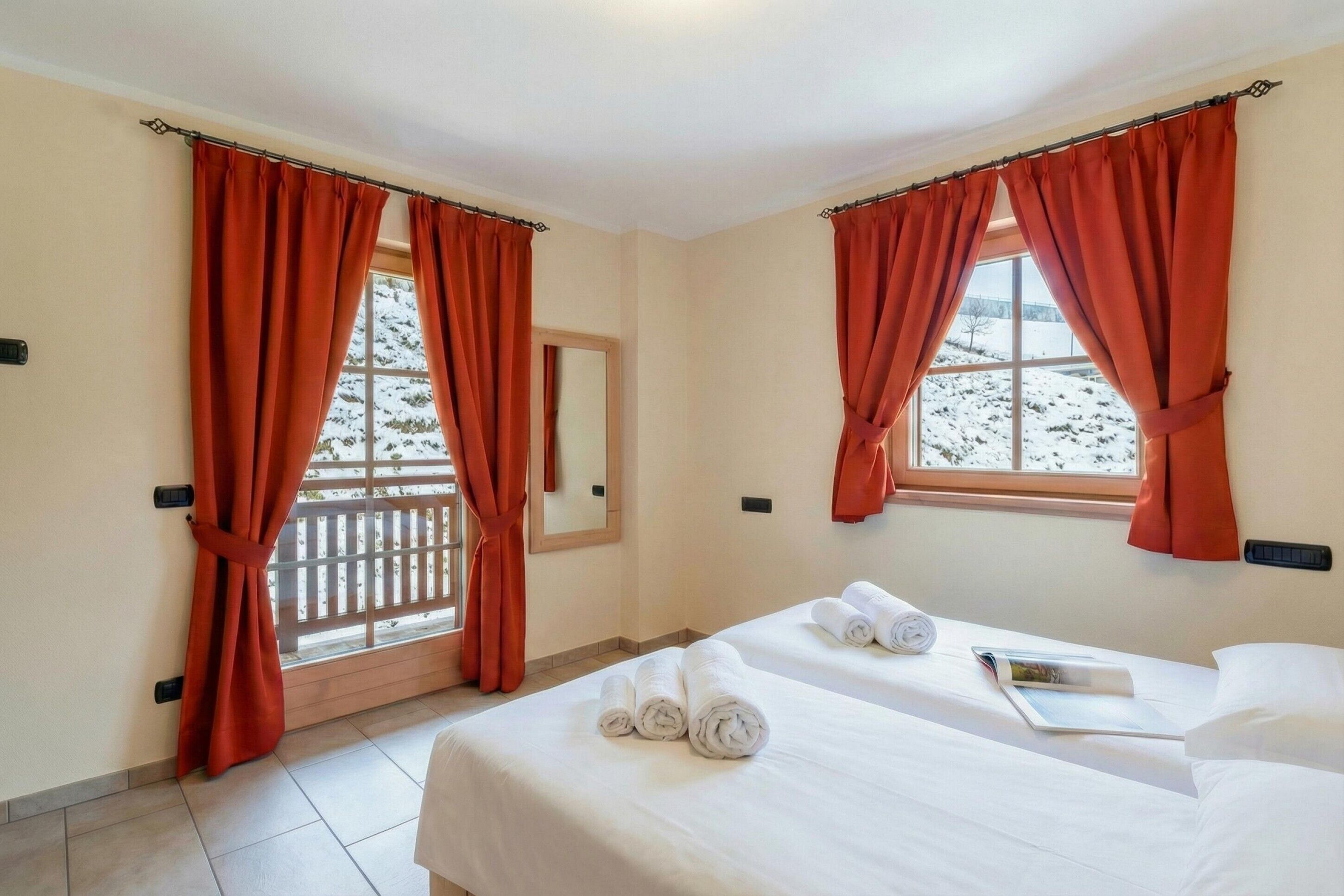 Apartamento família, vários quartos, ao lado da montanha (Sponda Ski in- Ski out 50m) | 2 quartos, Wi-Fi (sobretaxa), roupa de cama