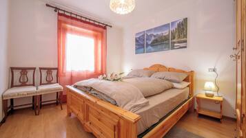 Apartamento família, 2 quartos, 2 banheiros (Martina Ski in - Ski out 50m) | 2 quartos, roupa de cama