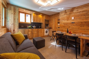 Familienapartment, Mehrere Schlafzimmer (Marlies Ski in - Ski out 50m) | Innenbereich