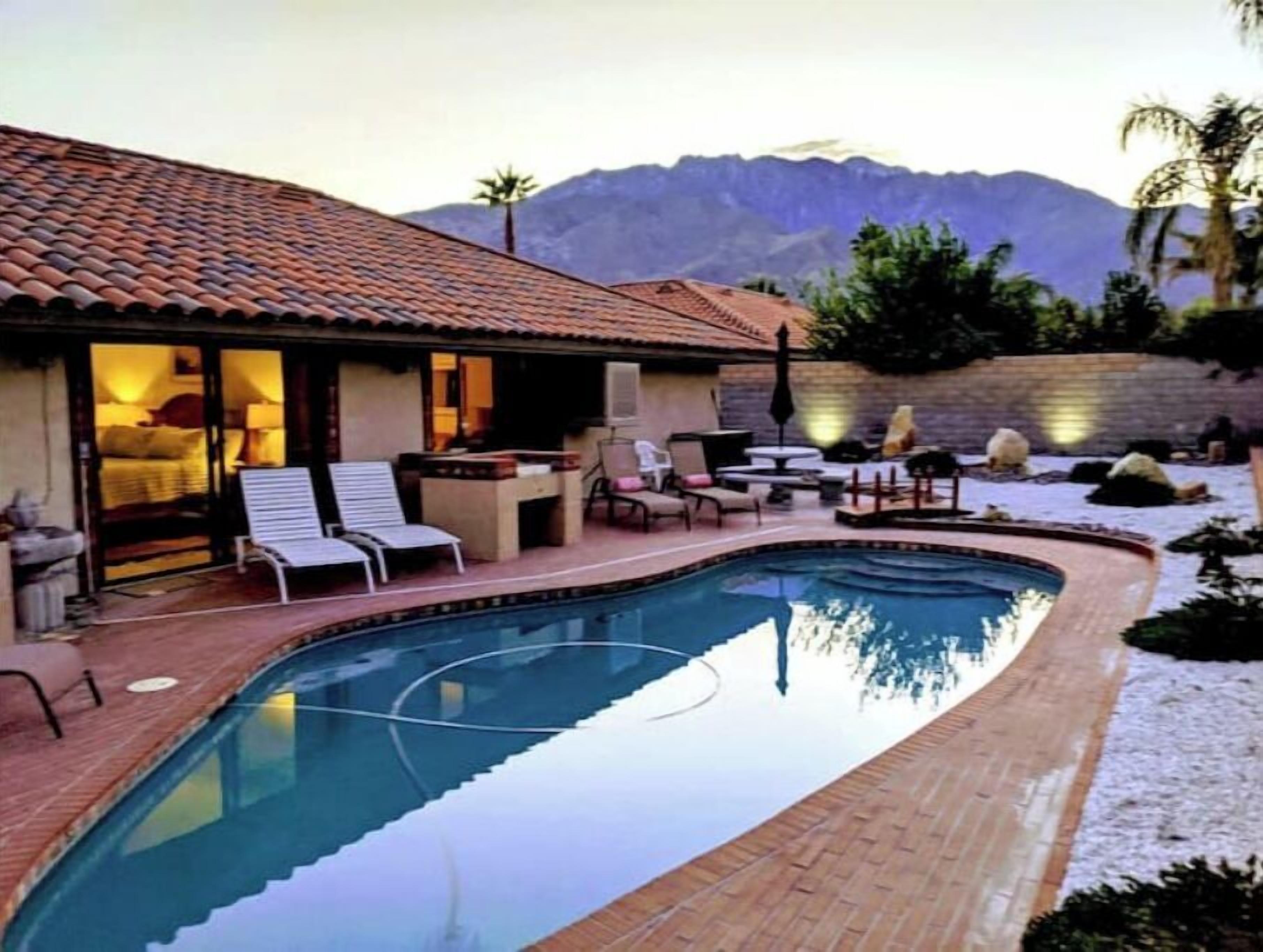 Et oppvarmet basseng