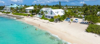 7 Mile Beach views from the Roof terrace. Luxury Condo with Private Beach Club