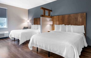 Premium Studio, 2 Queen Beds, Non Smoking, Refrigerator & Microwave | Premium bedding, desk, laptop workspace, iron/ironing board - Extended Stay America Premier Suites Tampa Fairgrounds Casin (Tampa)