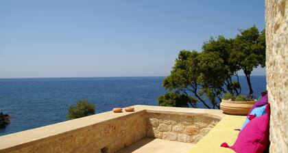 Pretty seafront cottage in the center of Stoupa, minutes from the sandy beaches