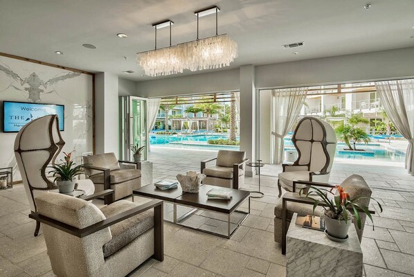 Lobby sitting area
