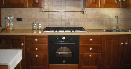 Apartments in villa with terraces and large garden in Marina di Camerota