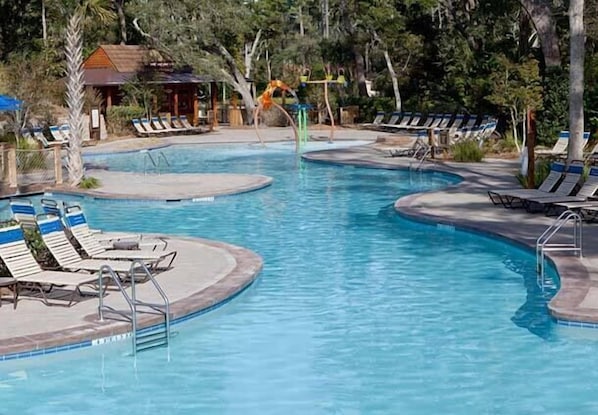 Indoor pool, outdoor pool