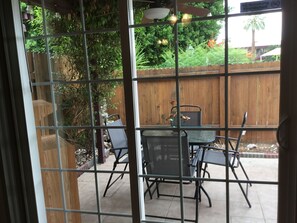 Outdoor dining - One story fully furnished townhouse   (Yuma)