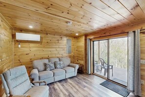 TV, fireplace, foosball