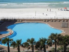 Indoor pool, outdoor pool - 🌴3BA 2BR + BUNK RM. GREAT LOCATION FANTASTIC VIEWS.🌴BEACH SERVICE 2 CHAIRS, 😎🏖️ (Panama City Beach)