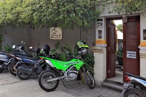 Façana frontal de l'allotjament