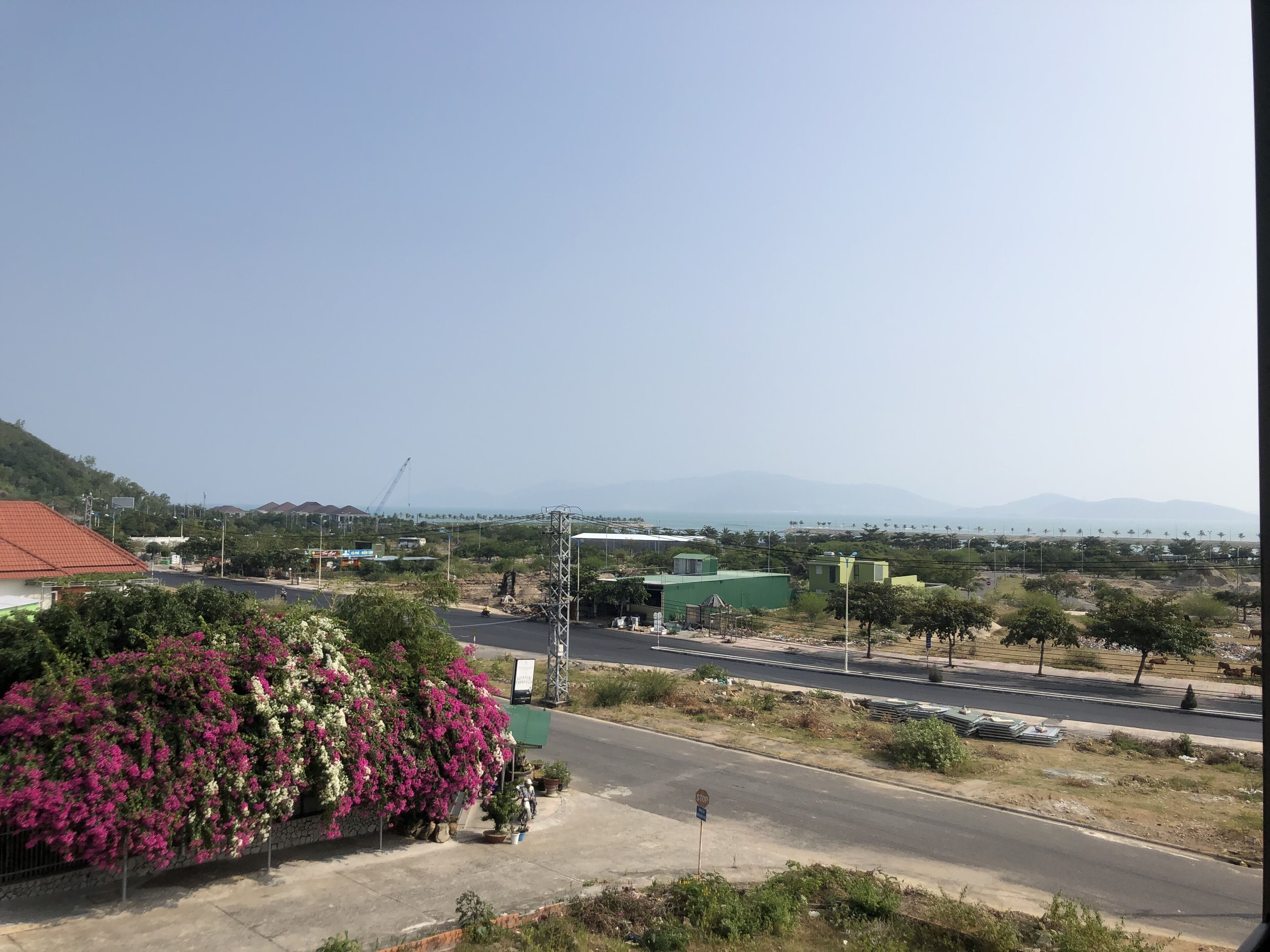 Utsikt fra overnattingsstedet