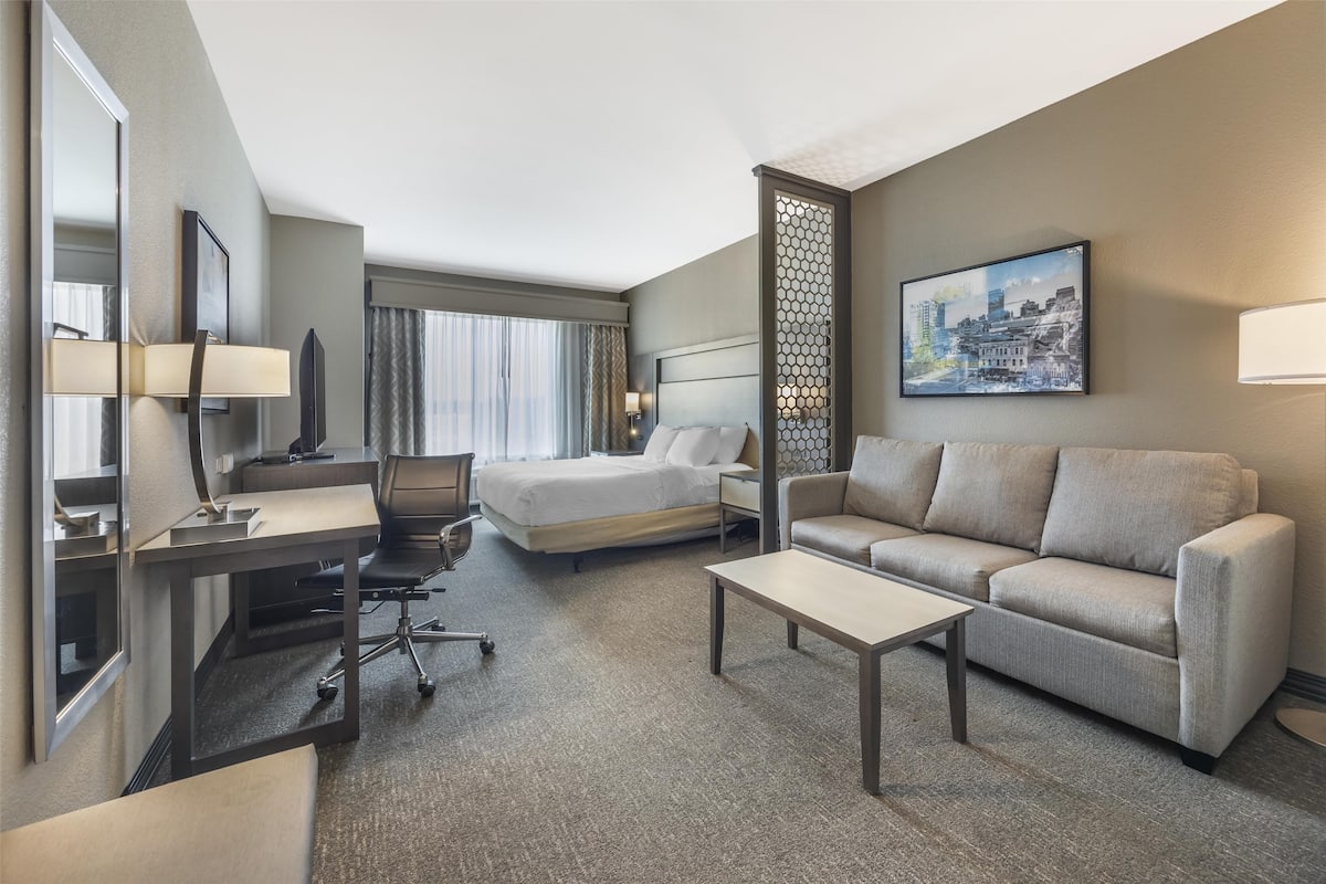 Suite, 1 King-Bett, barrierefrei, Kühlschrank und Mikrowelle (with Sofabed)