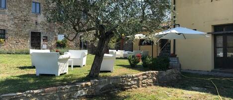 A szálláshely homlokzata