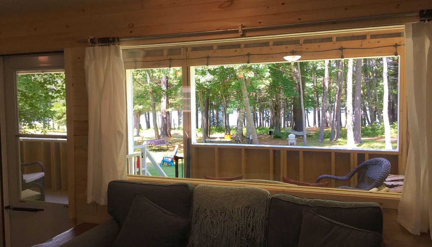 View from living area