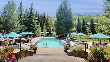 Et oppvarmet basseng