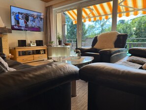TV, lareira