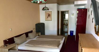 Doppelzimmer B, mit Terrasse - Gästehaus am Lindenweg