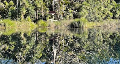 A private, funky cabin surrounded by natures beauty with the best views in town.