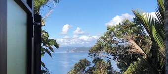 A private, funky cabin surrounded by natures beauty with the best views in town.