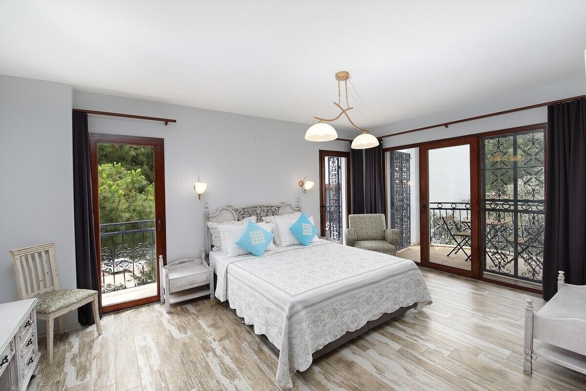Deluxe kamer, uitzicht op tuin | Gratis wifi, beddengoed