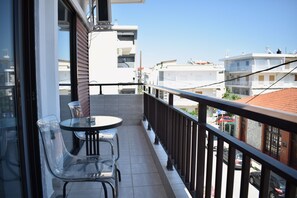 Comfort Apartment, 2 Bedrooms | Balcony view - Alkyon Perea Apartments (Thermaikos)