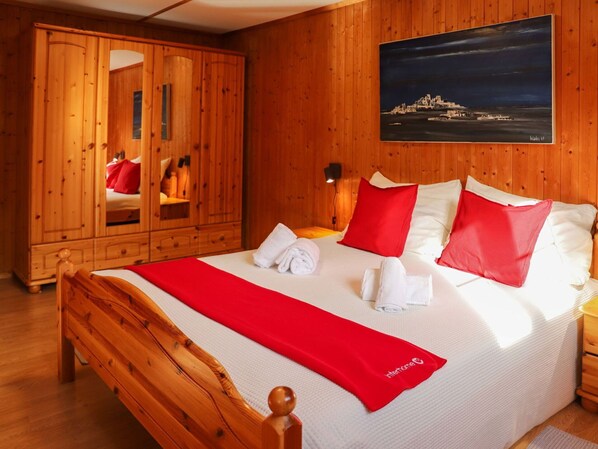 1 bedroom, free WiFi - Lovely apartment for 3 people with WIFI, TV, terrace and panoramic view (Davos)