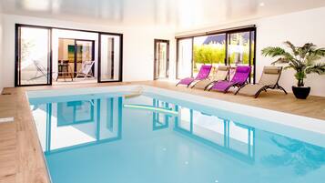 Piscine couverte, piscine chauffée