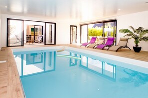 Indoor pool, a heated pool