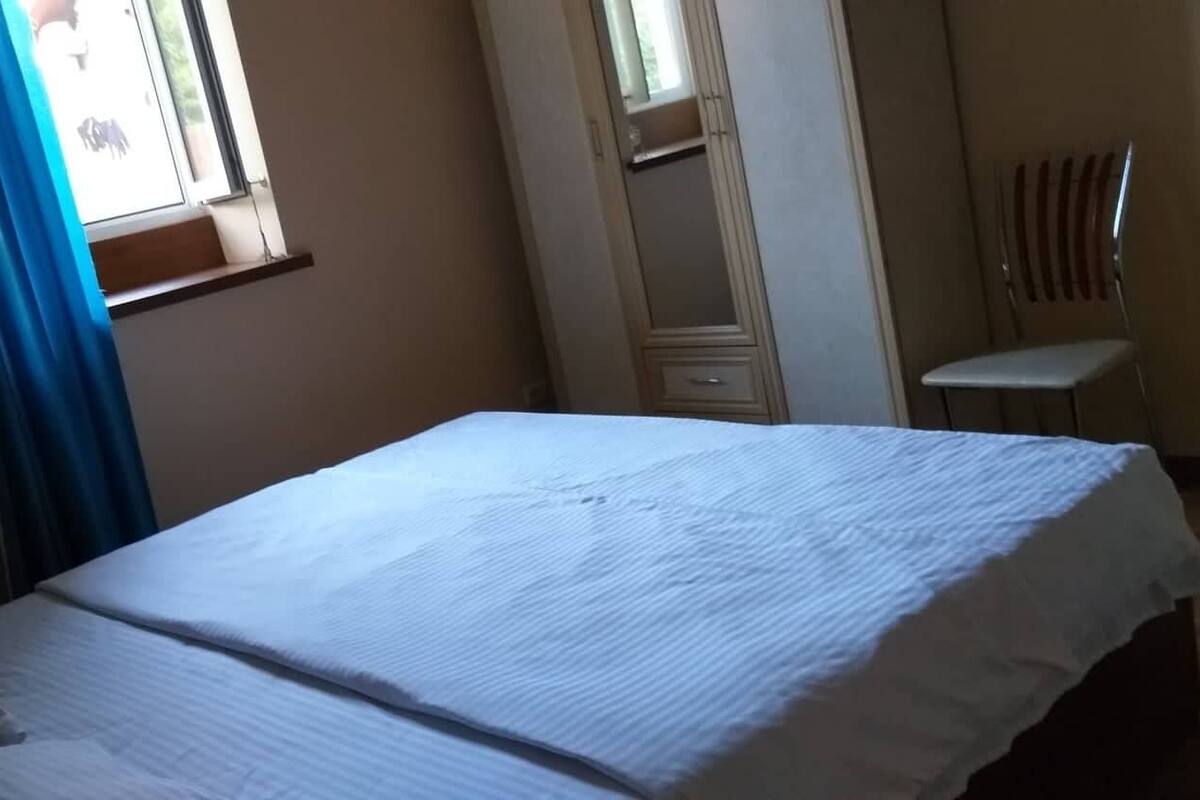 Economy Double Room | Blackout drapes, soundproofing, iron/ironing board (on request)