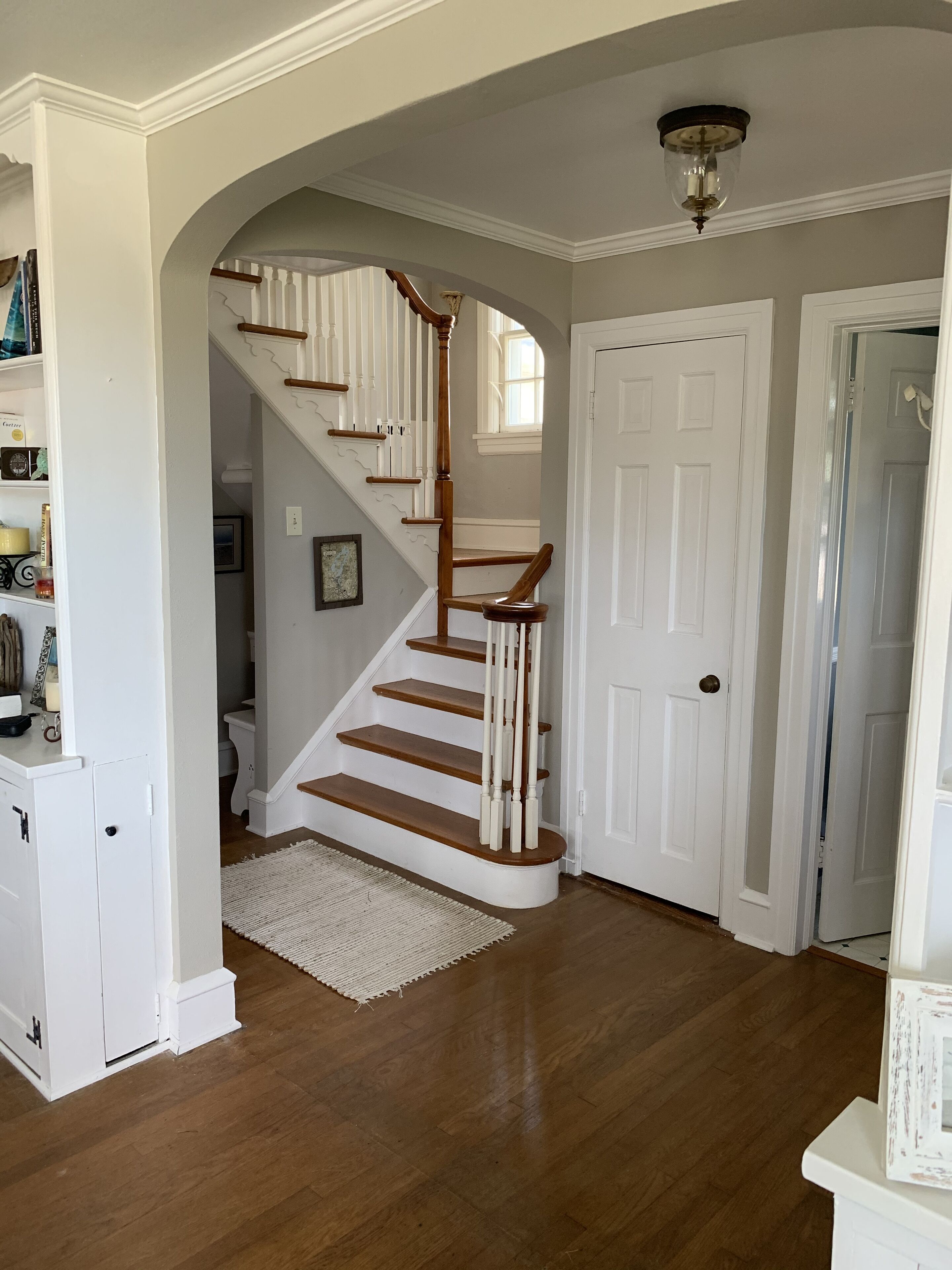 Foyer and stairway 