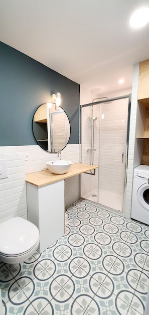Shower, hair dryer, towels - Villas Wood contis 3 bedrooms 900m from the ocean (Lit-et-Mixe)