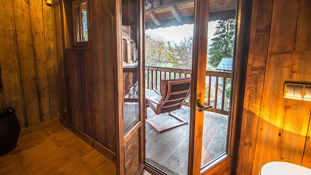 View from property - Beautiful chalet, private garden, hot-tub, 2 minutes' walk to Samoens centre (Samoëns)