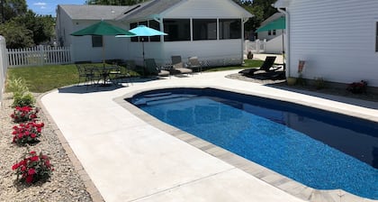 The Villa By the Bay with Private Heated Pool & Hot Tub!