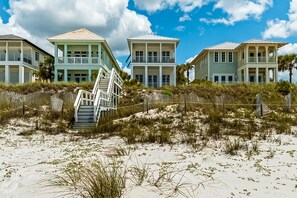 Exterior - Spacious Gulf-front getaway with beach access, balcony views, a pool, & more (Panama City Beach)