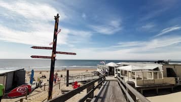 Vlak bij het strand