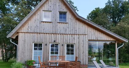 New holiday home on an old farm plot directly on the nature reserve