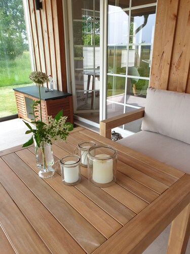 New holiday home on an old farm plot directly on the nature reserve