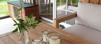 New holiday home on an old farm plot directly on the nature reserve