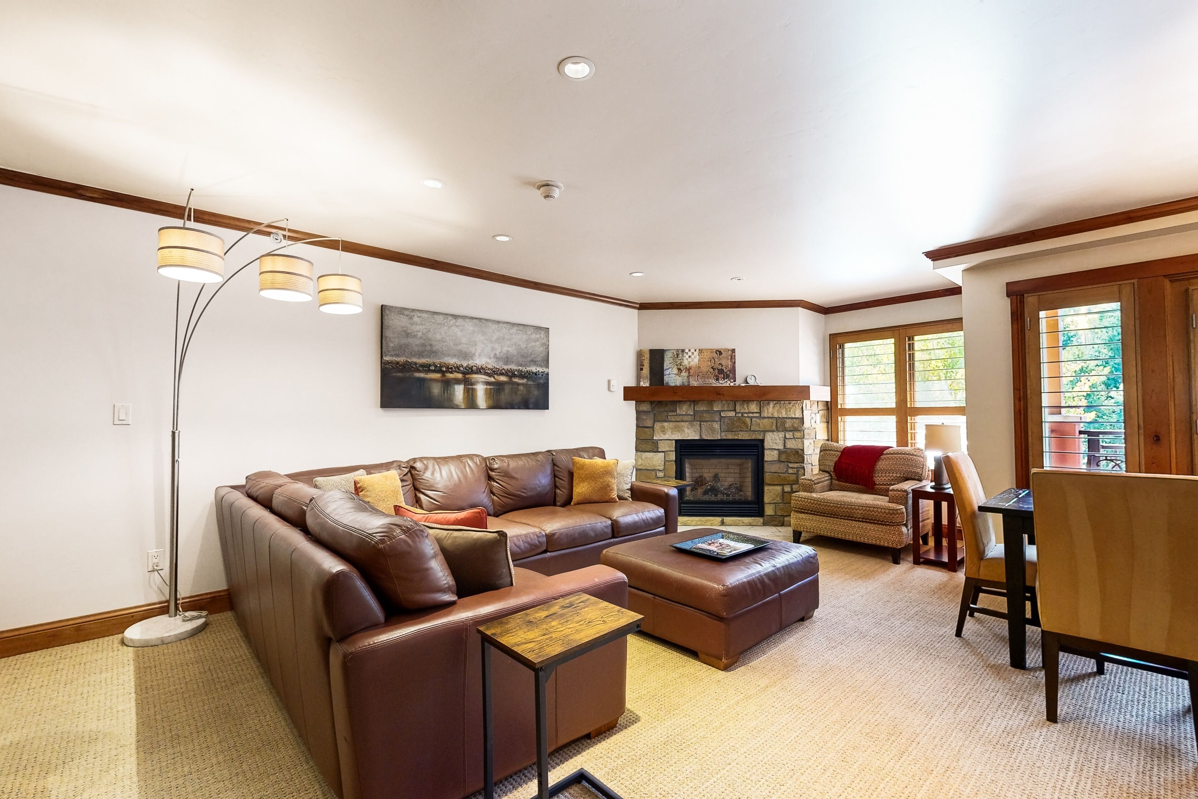 電視、壁爐、書籍