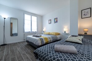 3 habitaciones, escritorio y wifi 