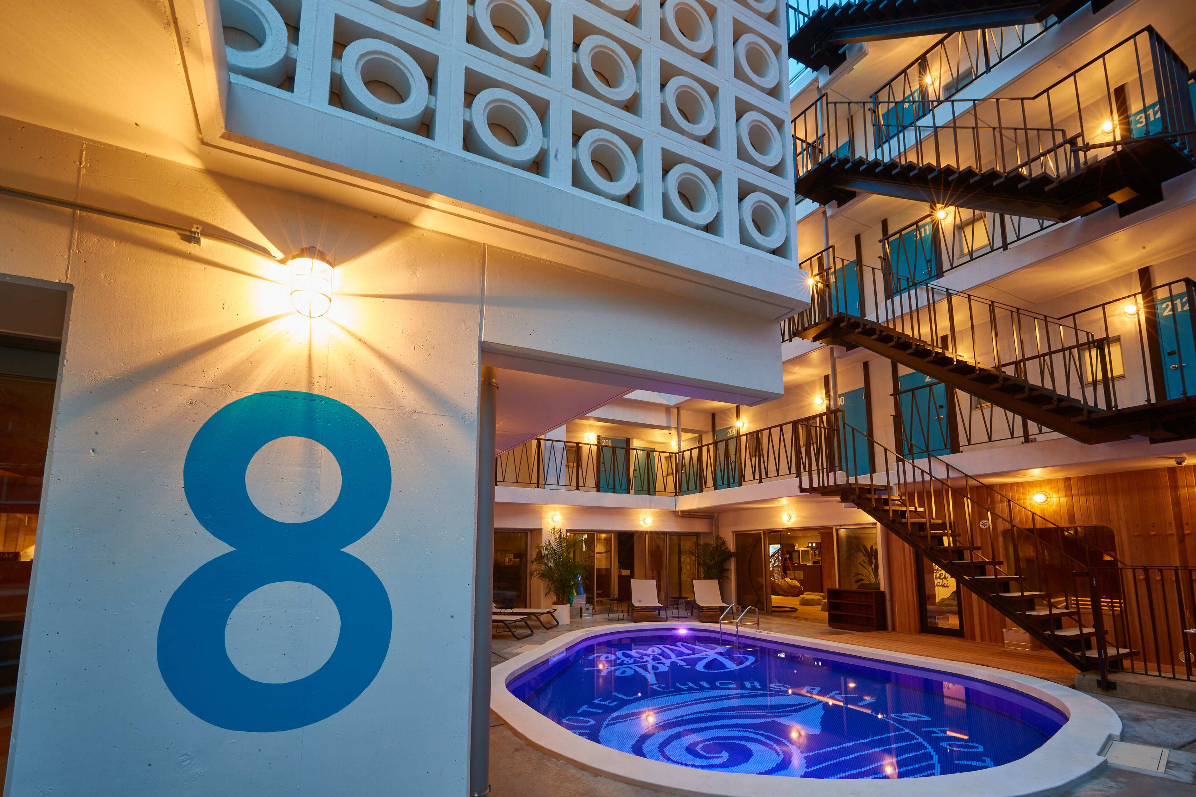 front of property – evening/night