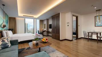 1 habitación, minibar, caja de seguridad en la habitación y escritorio