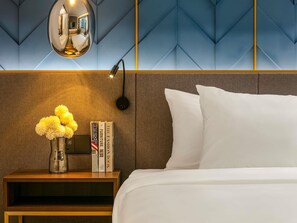 Minibar, in-room safe, desk, blackout drapes