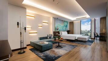 1 habitación, minibar, caja de seguridad en la habitación y escritorio