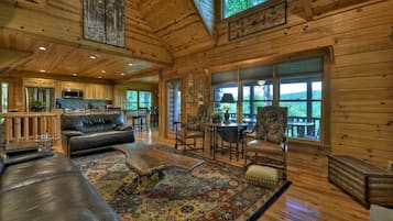 TV, fireplace, offices