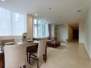 Apartment, 3 Bedrooms | Living area | Flat-screen TV - Glenwood Residences (Ho Chi Minh City)
