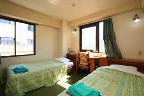 Twin Room, Non Smoking | Free WiFi, bed sheets - Hotel New Nishida (Tokunoshima)