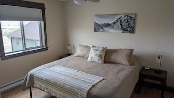 2 bedrooms, iron/ironing board, travel crib, WiFi